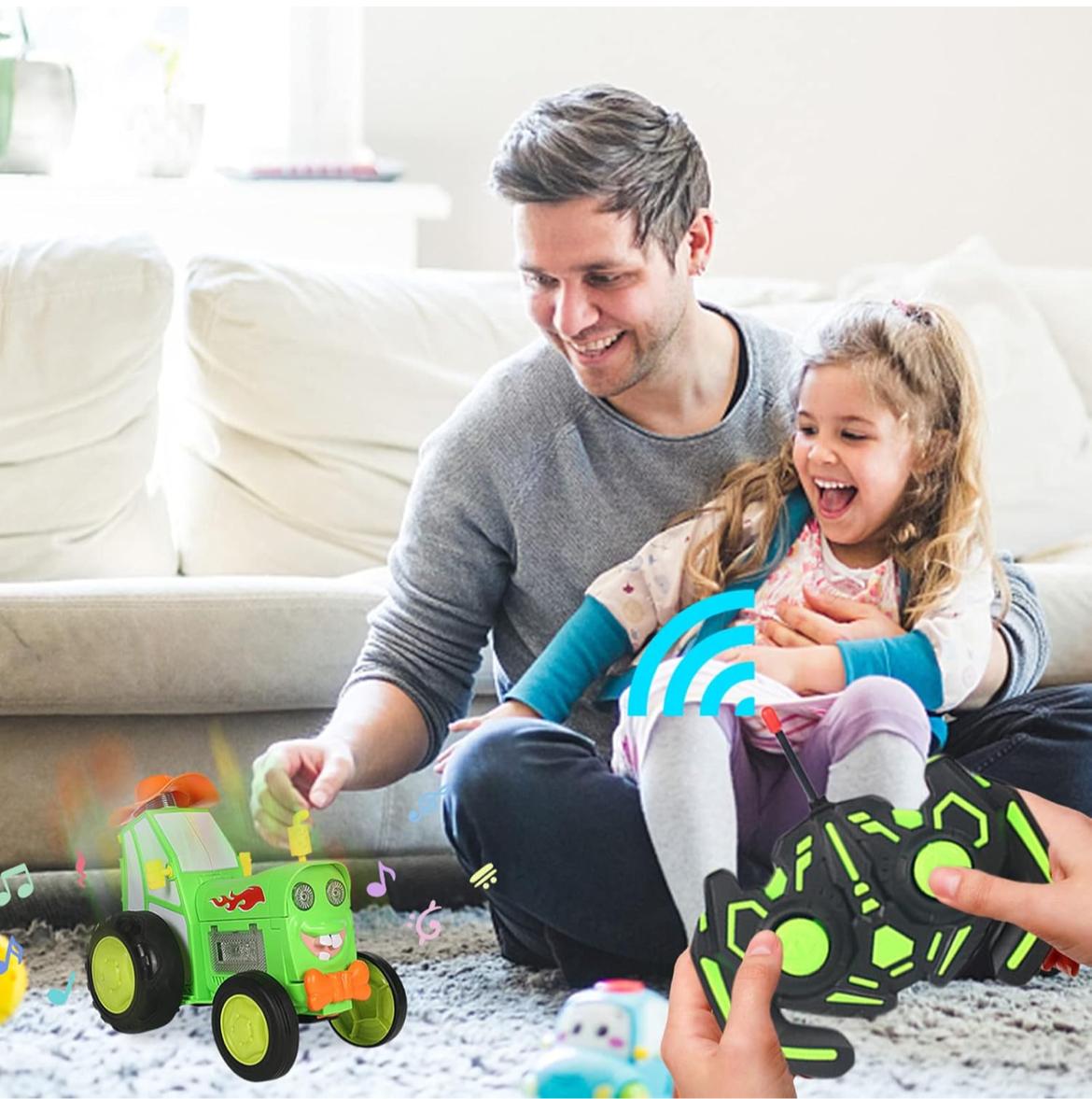 سيارة بهلوانية قابلة لإعادة الشحن للأولاد والبنات