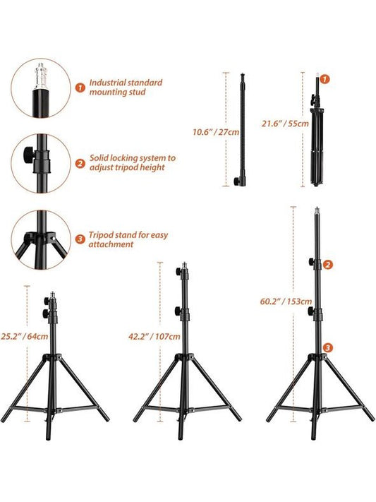 إضاءة تصوير Yesker، أضواء استوديو، إضاءة LED