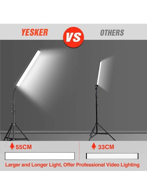 إضاءة تصوير Yesker، أضواء استوديو، إضاءة LED