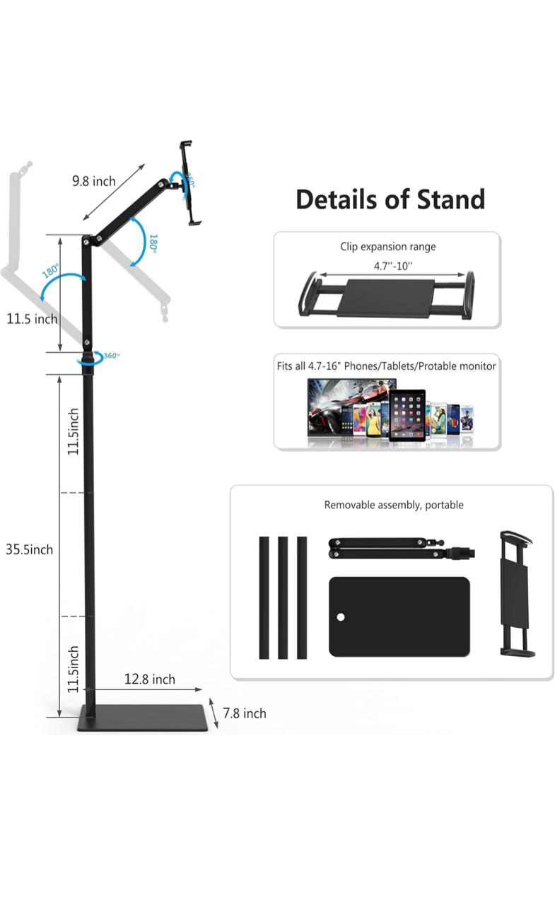 حامل أرضي للأجهزة اللوحية من Bimo