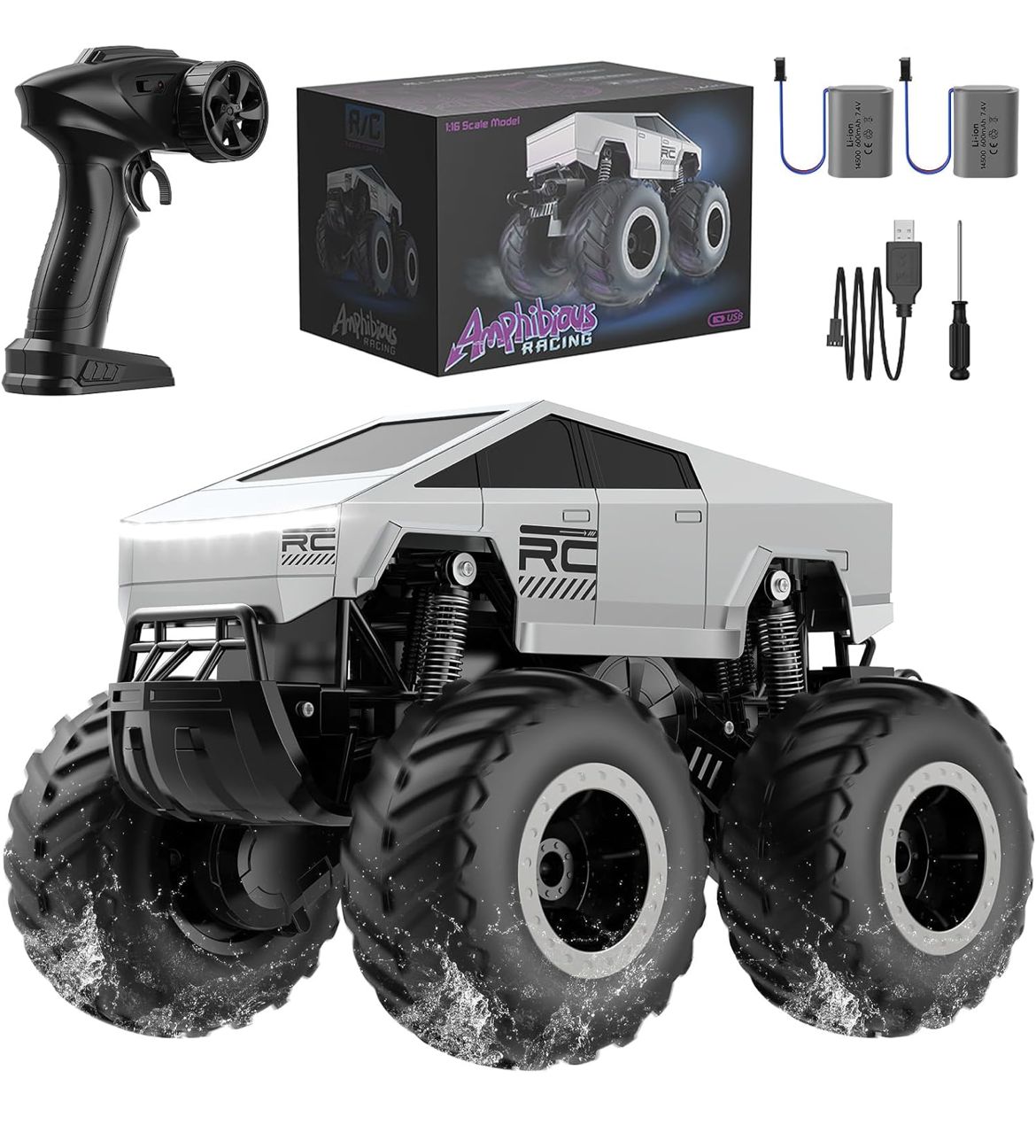 سيارة سايبرتراك بالتحكم عن بُعد للأطفال