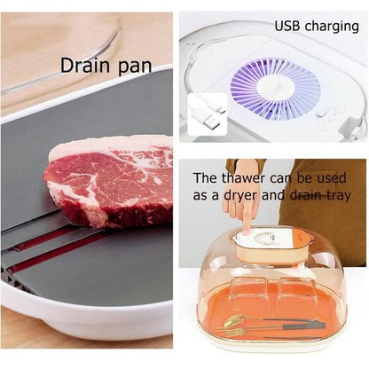 صينية إذابة الطعام للمطبخ المنزلي