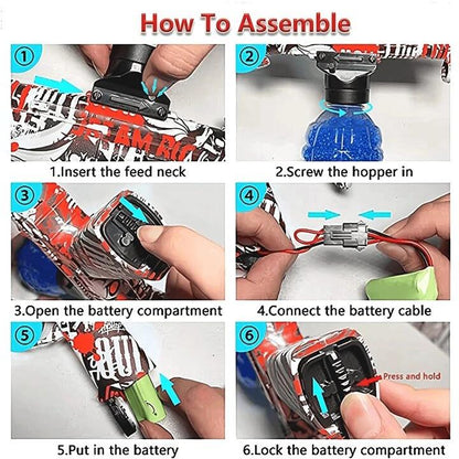 مسدس جل أوتوماتيكي Pitinxa للأطفال والكبار