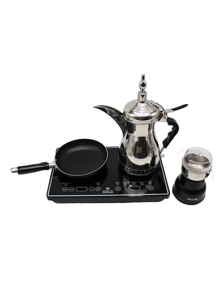 Arabic Coffee/Tea Maker with Coffee Roasting Pan and Coffee Grinder 1000+300W