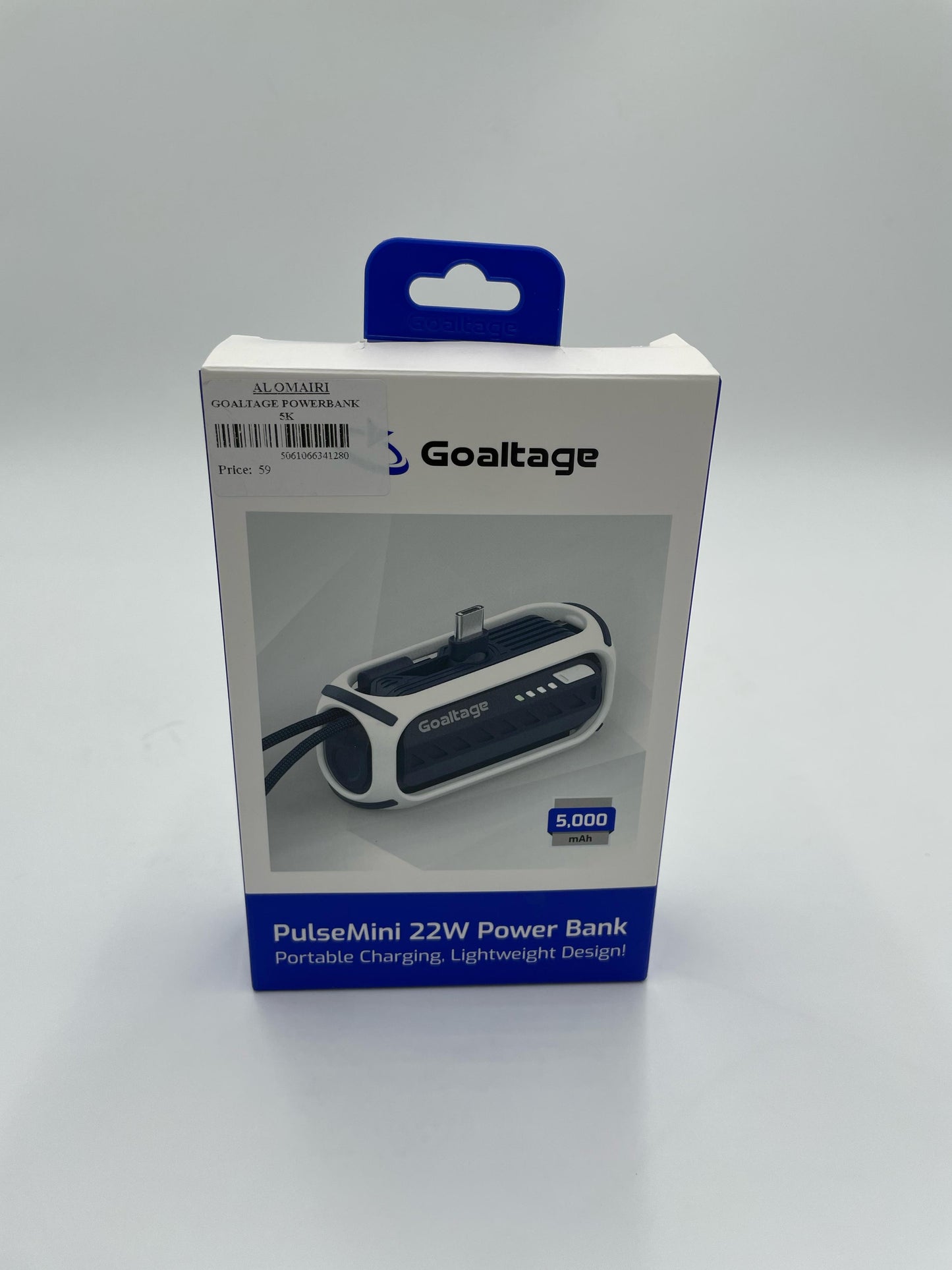 بنك الطاقة Goaltage PB08 PulseMini 5K بقوة 22 واط
