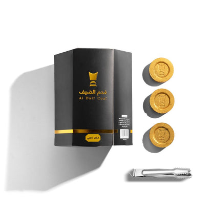 فحم جامبو بحجم 40 مم 50 قرص داخل كل علبة