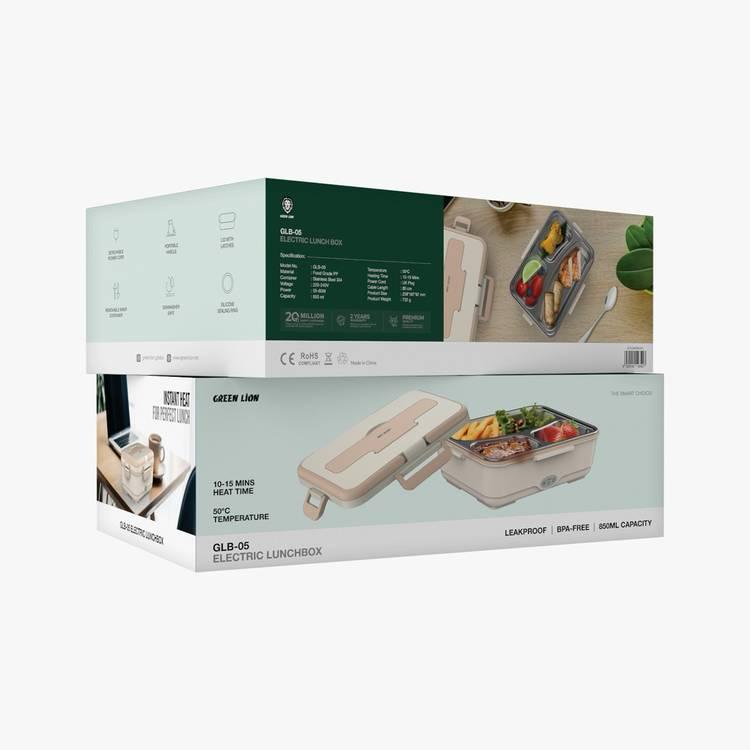 جرين لايون GLB-05 صندوق غداء كهربائي بسعة 850 مل