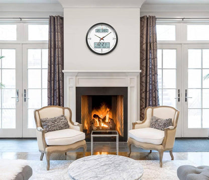 ساعة الحائط بالأذان التناظرية الرقمية من الحرمين HA-7054