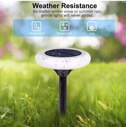 مصباح ليد مقاوم للماء يعمل بالطاقة الشمسية بشكل قرص من Hardoll