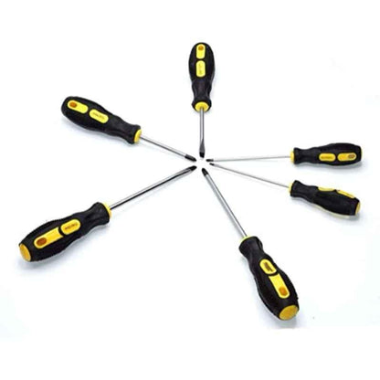 مفك دانيو العريض الممغنط غير القابل للانزلاق (عبوة من 6 قطع)