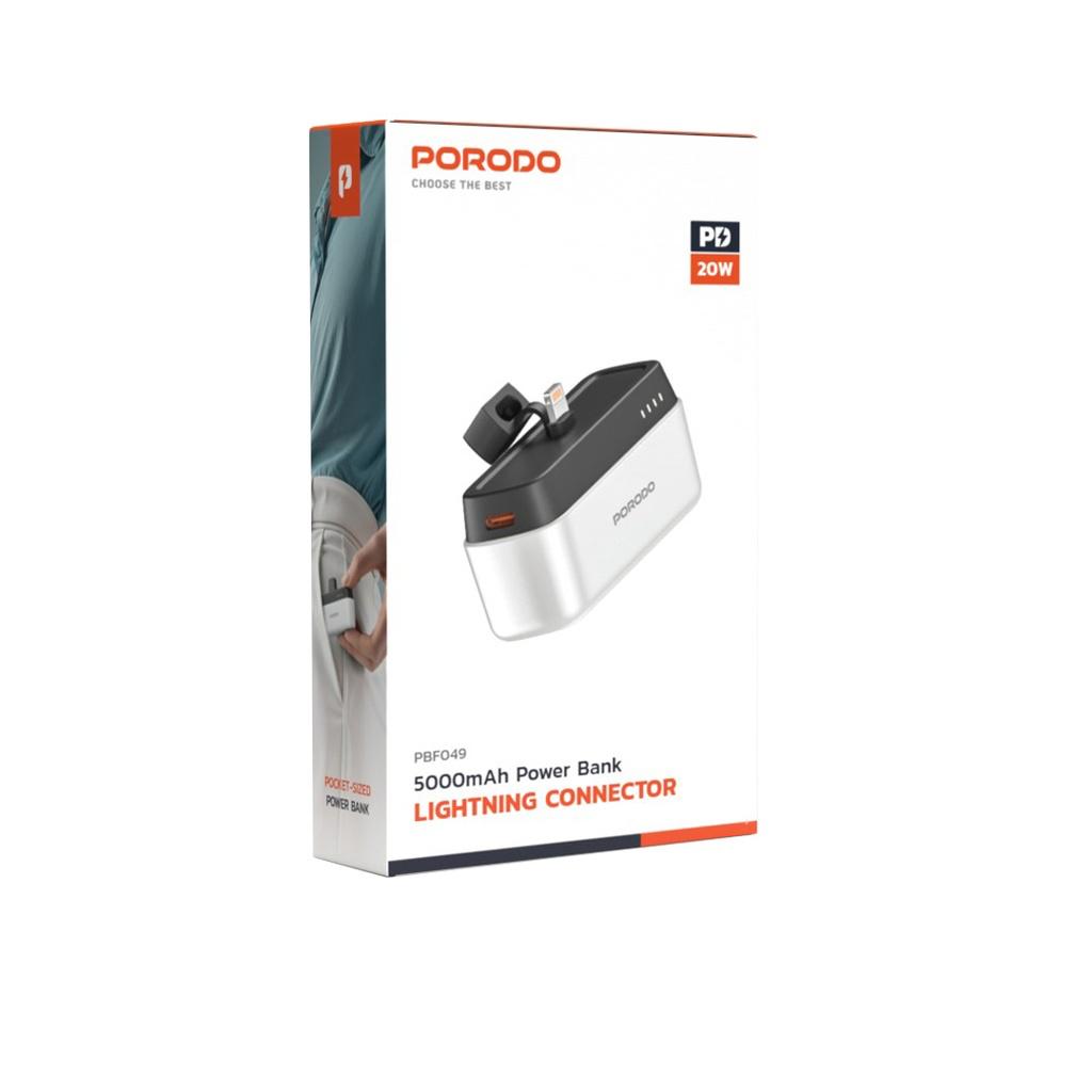 باور بانك بورودو 5000mAh بمنفذ لايتنينج