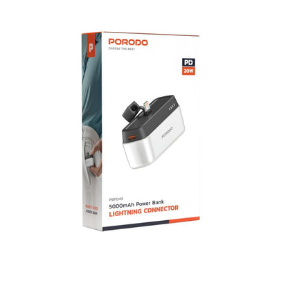 باور بانك بورودو 5000mAh بمنفذ لايتنينج