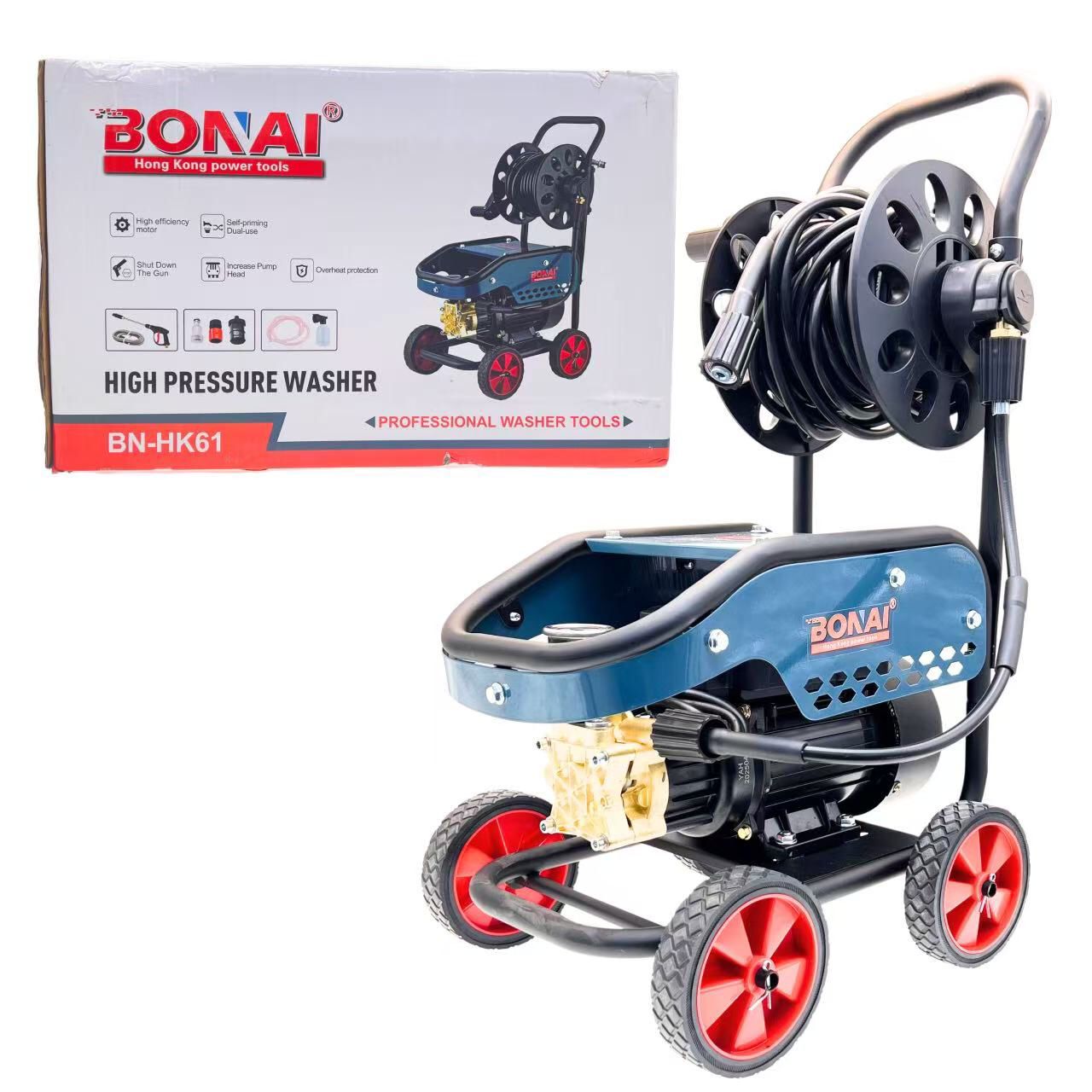 BONAI BN-HK61 High Pressure Washer | Professional Tools for Effective Cleaning