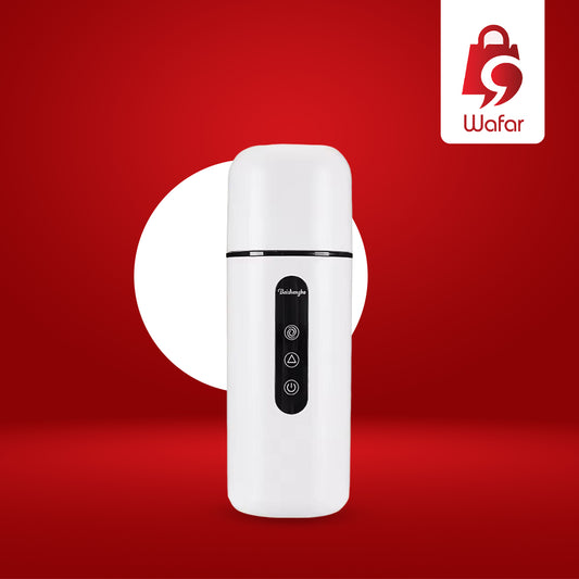 غلاية كهربائية محمولة للسيارة مع مقلب