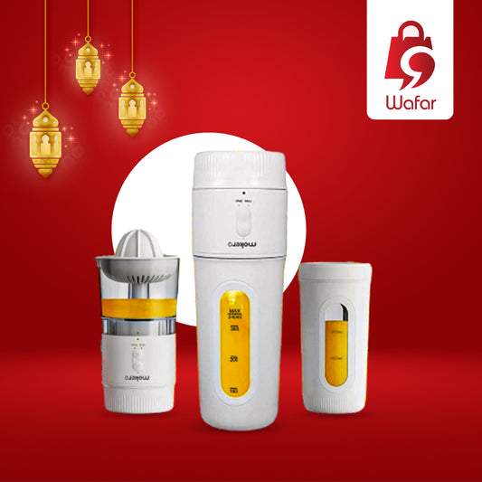 عصارة جرين لايون الذكية 3 في 1 بسعة 380 مل – أبيض