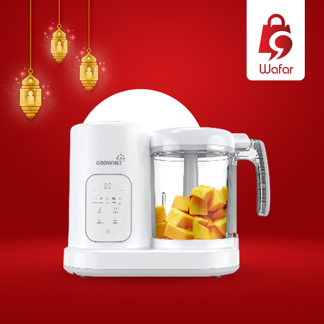 معالج طعام للأطفال 7 في 1 من بورودو – أبيض – 700 واط