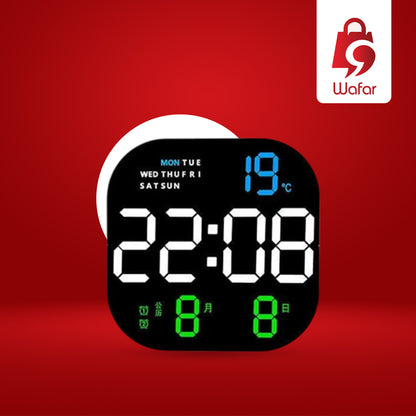 ساعة CRONY 6633 الإلكترونية متعددة الوظائف بشاشة كبيرة