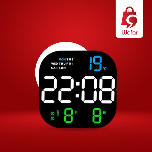 ساعة CRONY 6633 الإلكترونية متعددة الوظائف بشاشة كبيرة