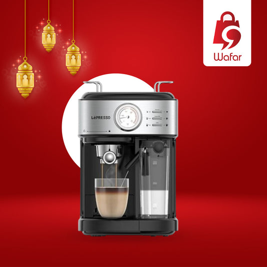 ماكينة قهوة LePresso بضغط قوي 20 بار مع فلتر كبسولات
